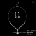 Set-189 Xuping fashion silver color jewelry elegant design two pieces white gold color wedding jewelry set